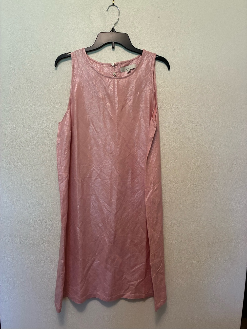 LOFT NWT Shimmery Metallic Dress